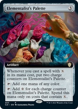Image for Elementalist's Palette (Extended Art) (Commander 2021) (403) - Magic: The Gathering