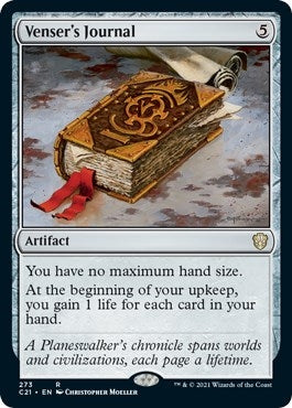Image for Venser's Journal (Commander 2021) (273) - Magic: The Gathering