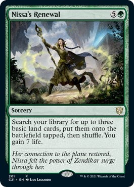 Image for Nissa's Renewal (Commander 2021) (201) - Magic: The Gathering