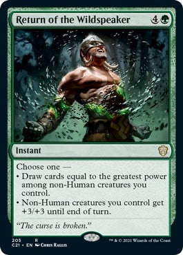 Image for Return of the Wildspeaker (Commander 2021) (205) - Magic: The Gathering
