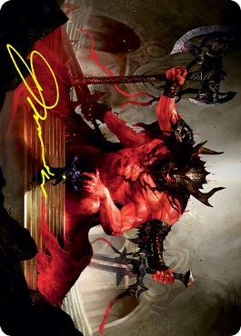 Image for Awaken the Blood Avatar Art Card (Gold-Stamped Signature) (Art Series: Strixhaven) (20) - Magic: The Gathering