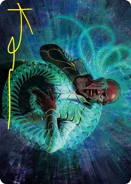 Image for Biomathematician Art Card (Gold-Stamped Signature) (Art Series: Strixhaven) (21) - Magic: The Gathering