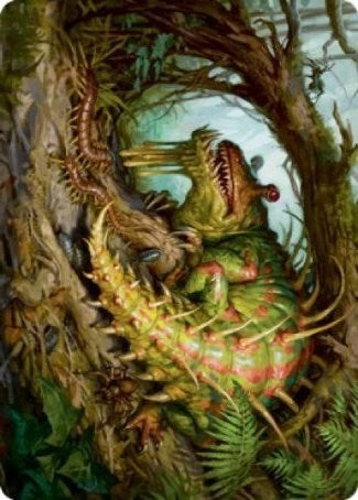 Image for Blex, Vexing Pest Art Card (Art Series: Strixhaven) (22) - Magic: The Gathering