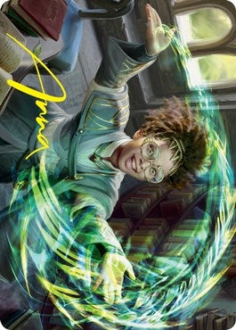 Image for Eureka Moment Art Card (Gold-Stamped Signature) (Art Series: Strixhaven) (25) - Magic: The Gathering