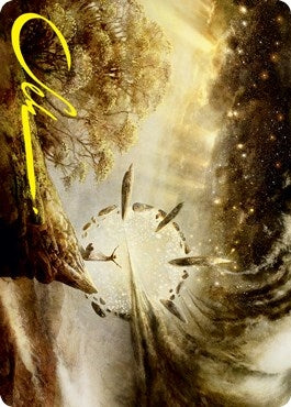 Image for Harness Infinity Art Card (Gold-Stamped Signature) (Art Series: Strixhaven) (27) - Magic: The Gathering