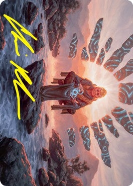 Image for Jadzi, Oracle of Arcavios Art Card (Gold-Stamped Signature) (Art Series: Strixhaven) (28) - Magic: The Gathering