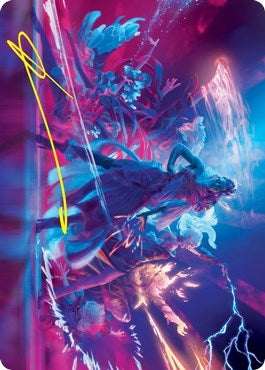 Image for Prismari Command Art Card (Gold-Stamped Signature) (Art Series: Strixhaven) (35) - Magic: The Gathering