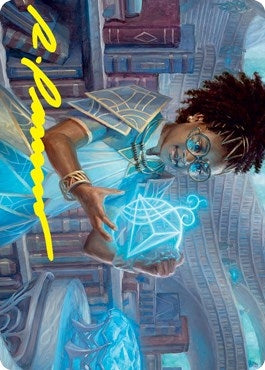 Image for Zimone, Quandrix Prodigy Art Card (Gold-Stamped Signature) (Art Series: Strixhaven) (46) - Magic: The Gathering