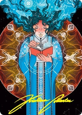 Image for Memory Lapse Art Card (Gold-Stamped Signature) (Art Series: Strixhaven) (66) - Magic: The Gathering