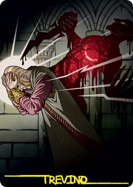 Image for Agonizing Remorse Art Card (Gold-Stamped Signature) (Art Series: Strixhaven) (70) - Magic: The Gathering
