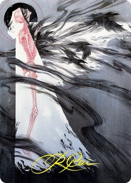Image for Tendrils of Agony Art Card (Gold-Stamped Signature) (Art Series: Strixhaven) (73) - Magic: The Gathering