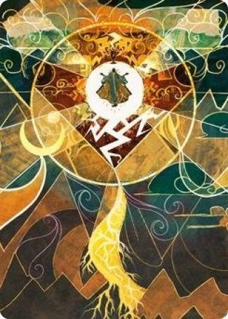 Image for Lightning Bolt Art Card (Art Series: Strixhaven) (76) - Magic: The Gathering