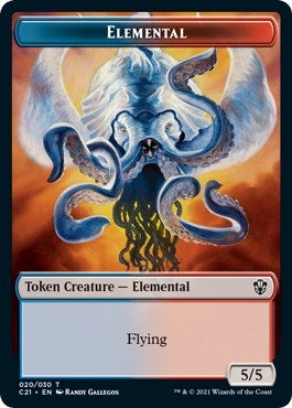 Image for Elemental (020) // Copy Double-Sided Token (Commander 2021) (20 // 30) - Magic: The Gathering
