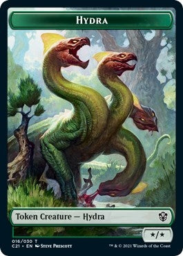 Image for Hydra // Boar Double-Sided Token (Commander 2021) (16 // 12) - Magic: The Gathering