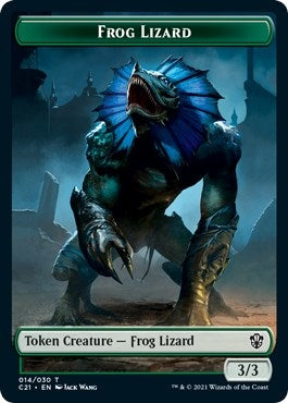 Image for Frog Lizard // Elephant Double-Sided Token (Commander 2021) (14 // 13) - Magic: The Gathering