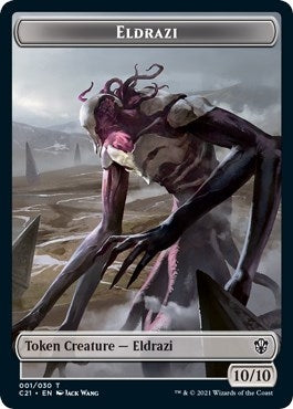 Image for Eldrazi // Champion of Wits Double-Sided Token (Commander 2021) (1 // 6) - Magic: The Gathering