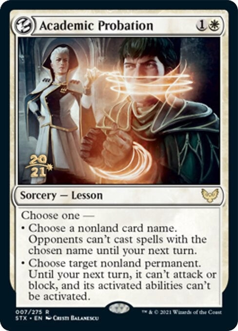 Image for Academic Probation (Prerelease Cards) (7) - Magic: The Gathering