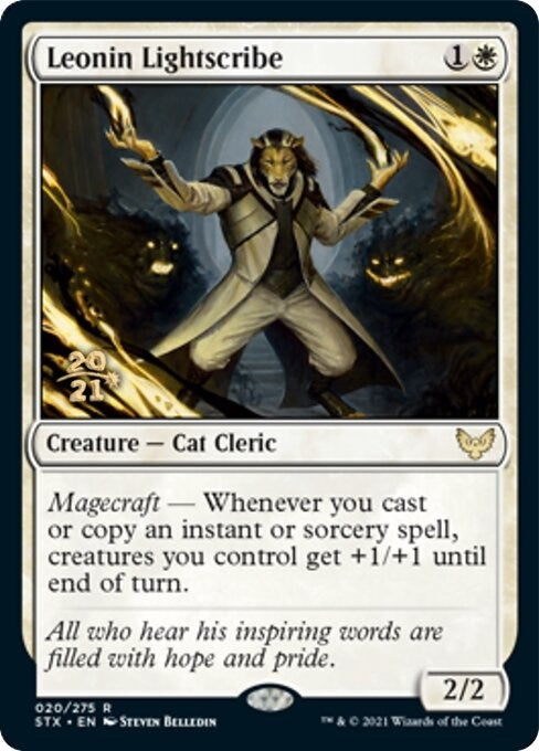 Image for Leonin Lightscribe (Prerelease Cards) (20) - Magic: The Gathering