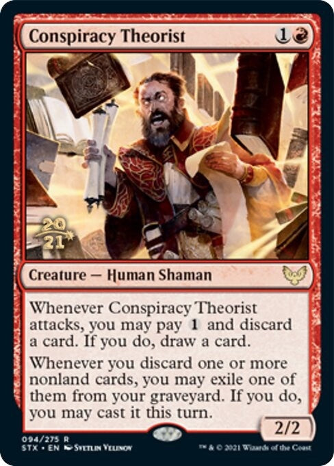 Image for Conspiracy Theorist (Prerelease Cards) (94) - Magic: The Gathering