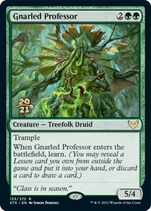 Image for Gnarled Professor (Prerelease Cards) (133) - Magic: The Gathering