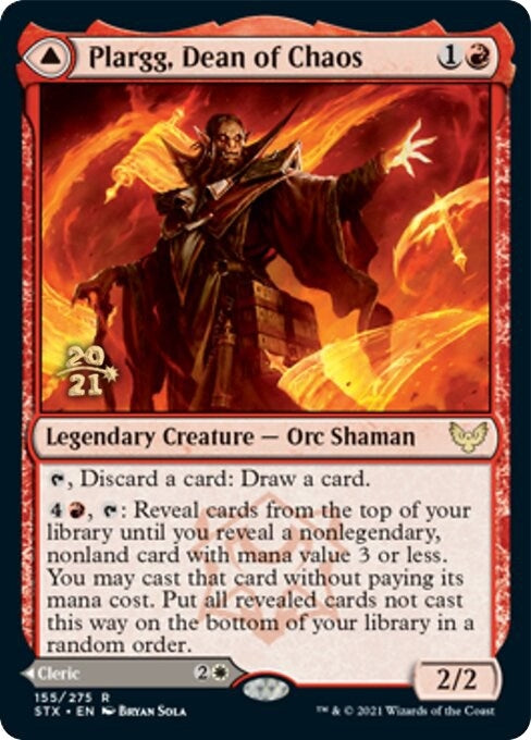 Image for Plargg, Dean of Chaos (Prerelease Cards) (155) - Magic: The Gathering