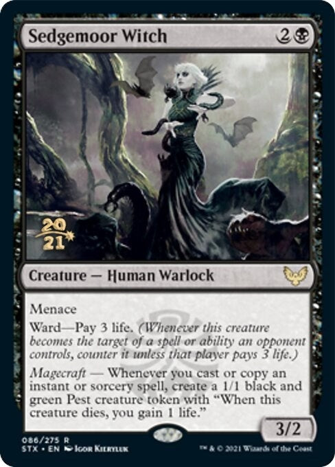Image for Sedgemoor Witch (Prerelease Cards) (86) - Magic: The Gathering
