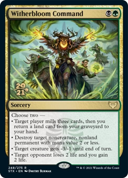 Image for Witherbloom Command (Prerelease Cards) (248) - Magic: The Gathering