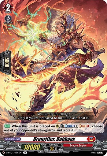 Image for Dragritter, Dabbaax (D-BT01: Genesis of the Five Greats) (D-BT01/028EN) - Cardfight Vanguard
