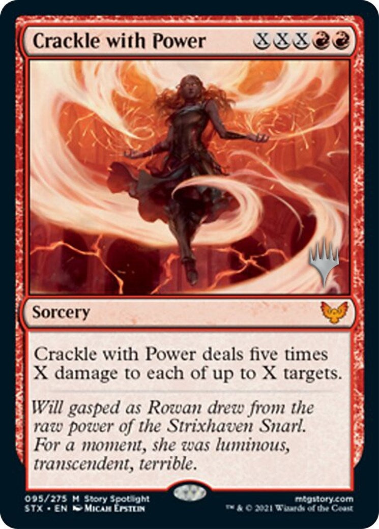 Image for Crackle with Power (Promo Pack: Strixhaven) (95) - Magic: The Gathering