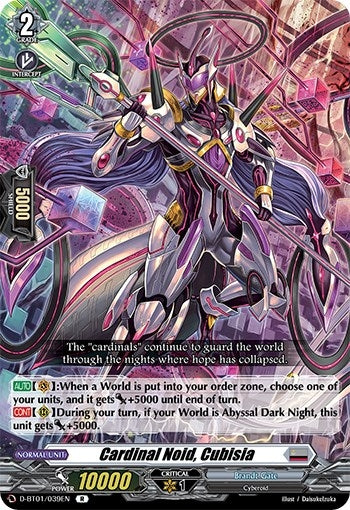 Image for Cardinal Noid, Cubisia (D-BT01: Genesis of the Five Greats) (D-BT01/039EN) - Cardfight Vanguard