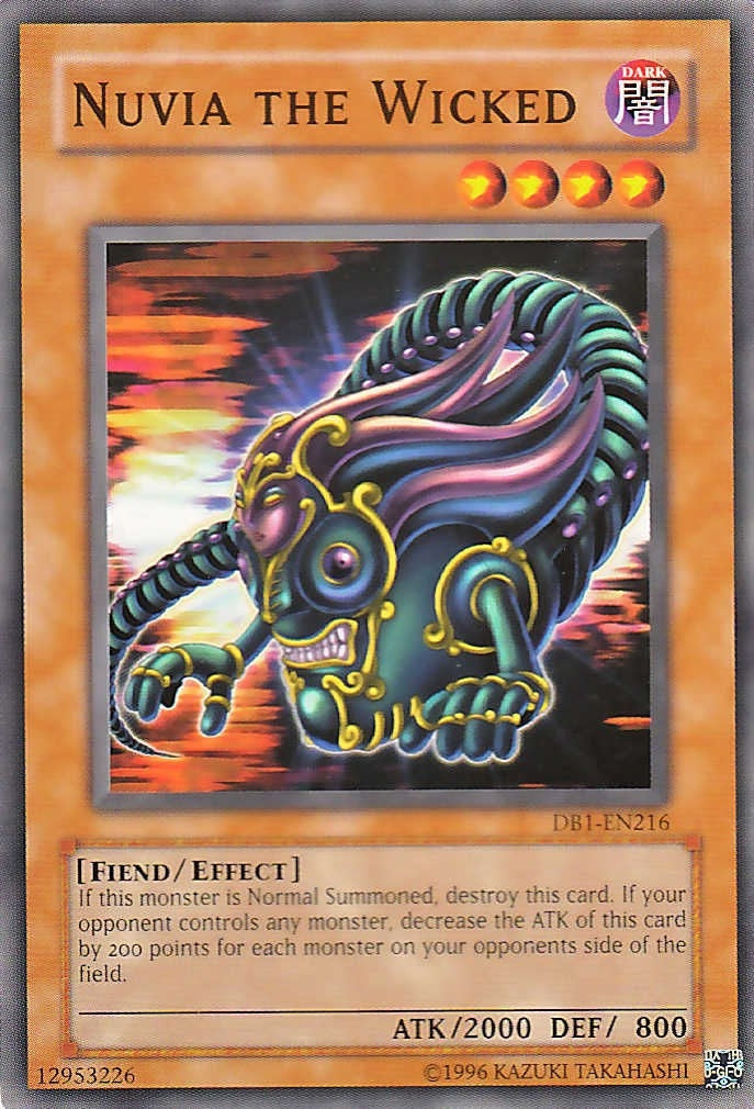 Image for Nuvia the Wicked (Dark Beginning 1) (DB1-EN216) - YuGiOh