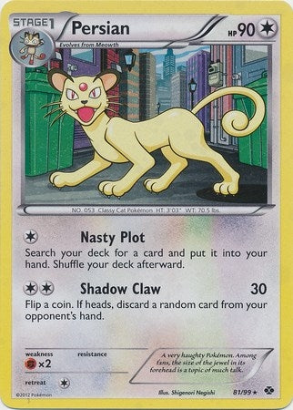 Image for Persian - 81/99 (Cosmos Holo) (Blister Exclusives) (081/099) - Pokemon