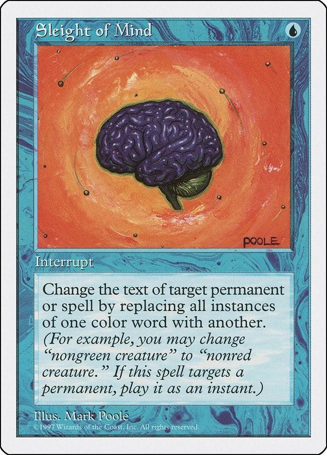 Image for Sleight of Mind (Fifth Edition) - Magic: The Gathering