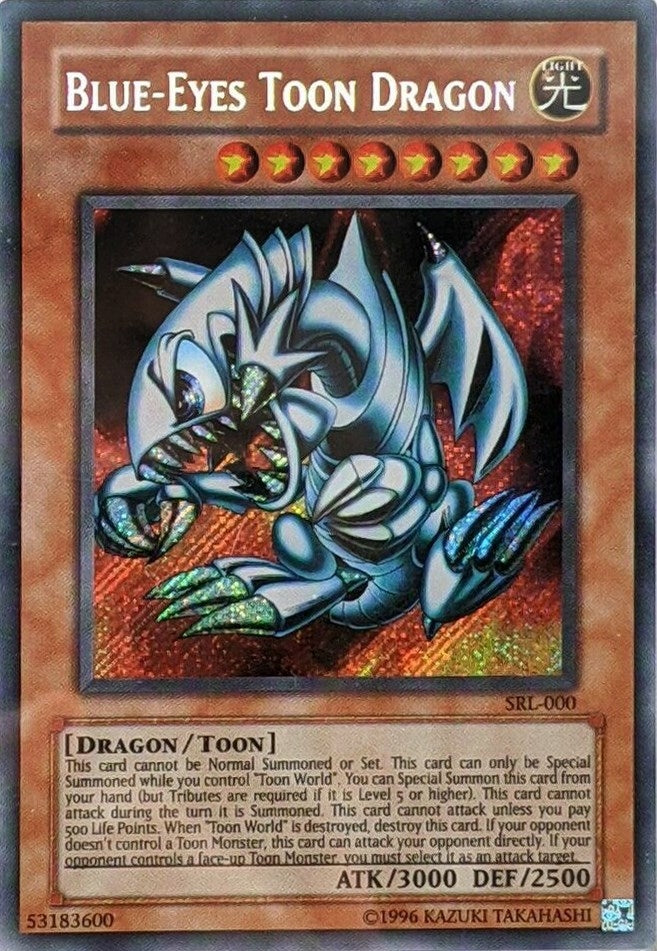 Image for Blue-Eyes Toon Dragon (SRL-000) (Spell Ruler) (SRL-000) - YuGiOh