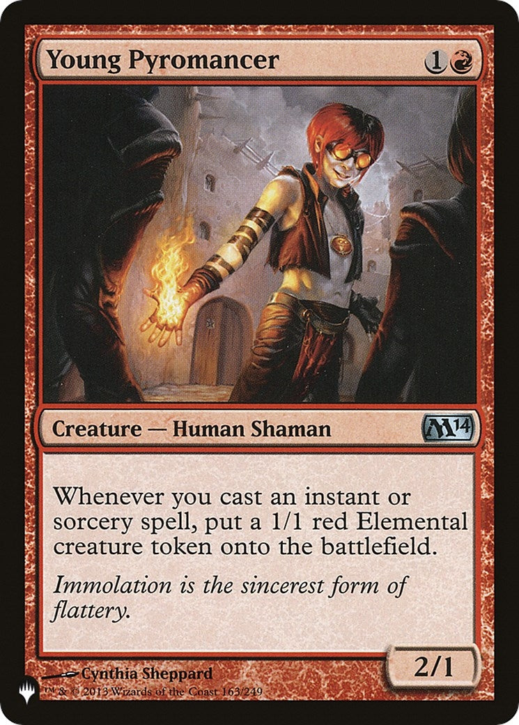 Image for Young Pyromancer (M14) (The List Reprints) (163/249) - Magic: The Gathering