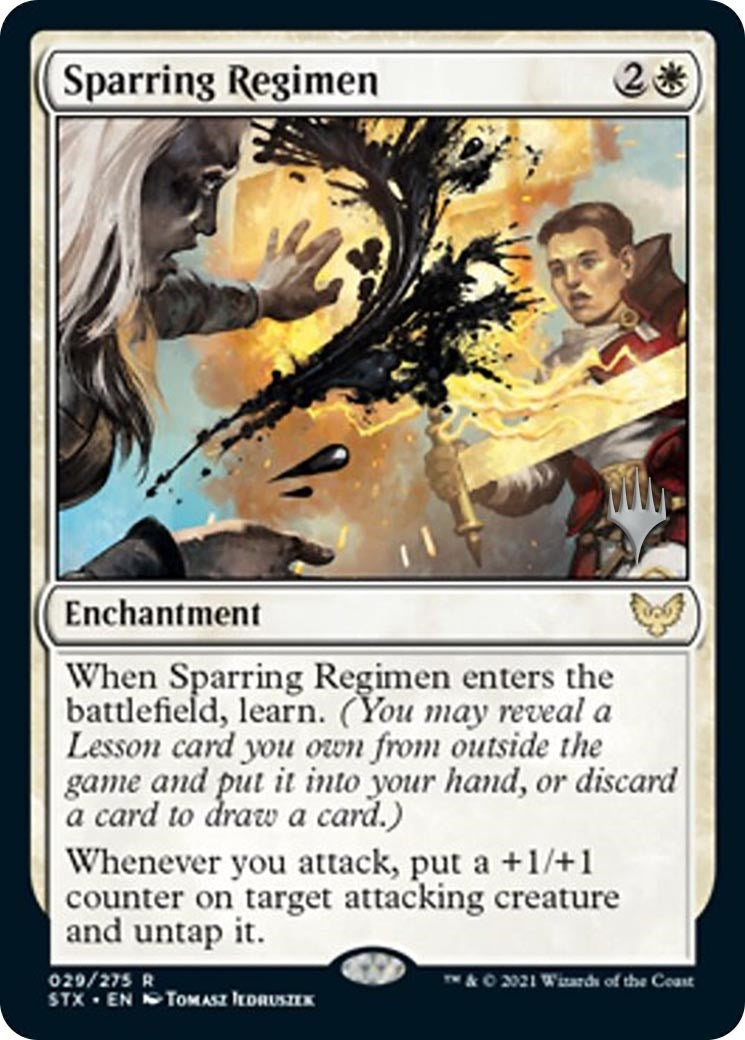 Image for Sparring Regimen (Promo Pack: Strixhaven) (29) - Magic: The Gathering