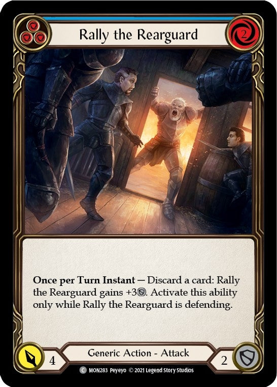 Image for Rally the Rearguard (Blue) (Monarch) (MON283) - Flesh and Blood TCG