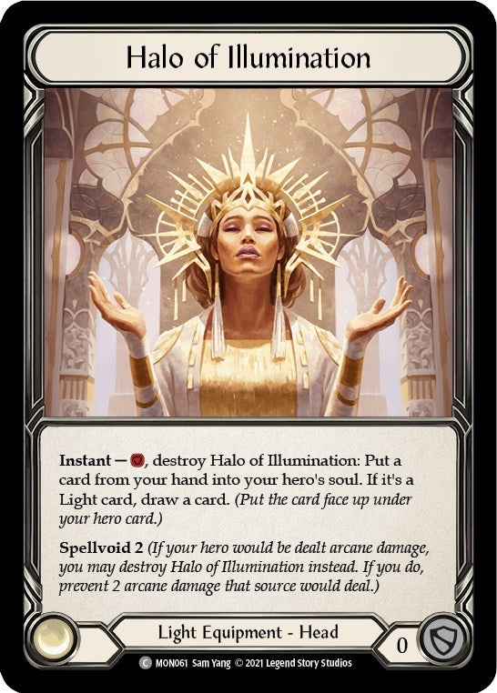 Image for Halo of Illumination (Monarch) (MON061) - Flesh and Blood TCG