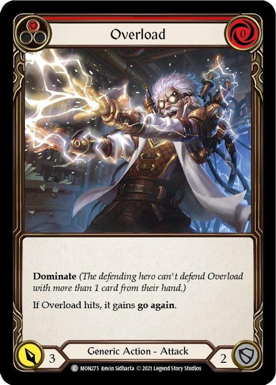 Image for Overload (Red) (Monarch) (MON275) - Flesh and Blood TCG