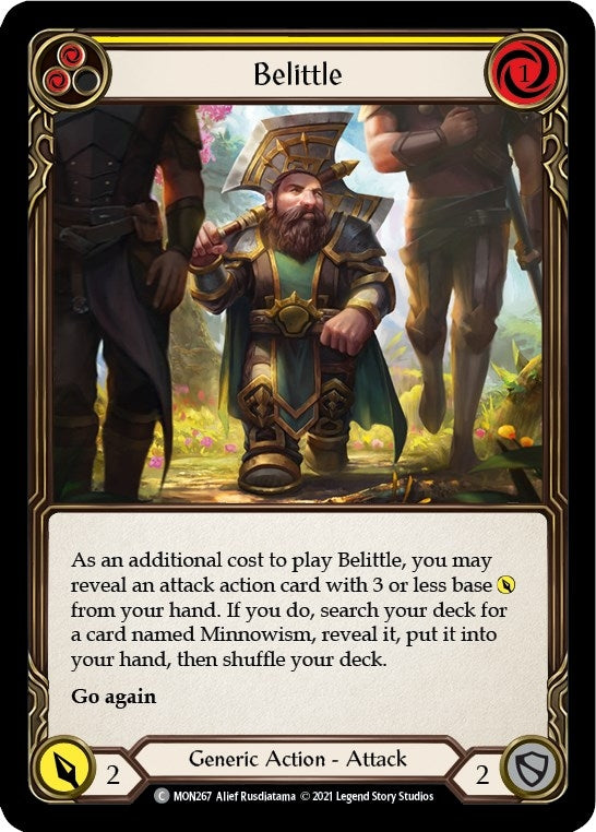 Image for Belittle (Yellow) (Monarch) (MON267) - Flesh and Blood TCG