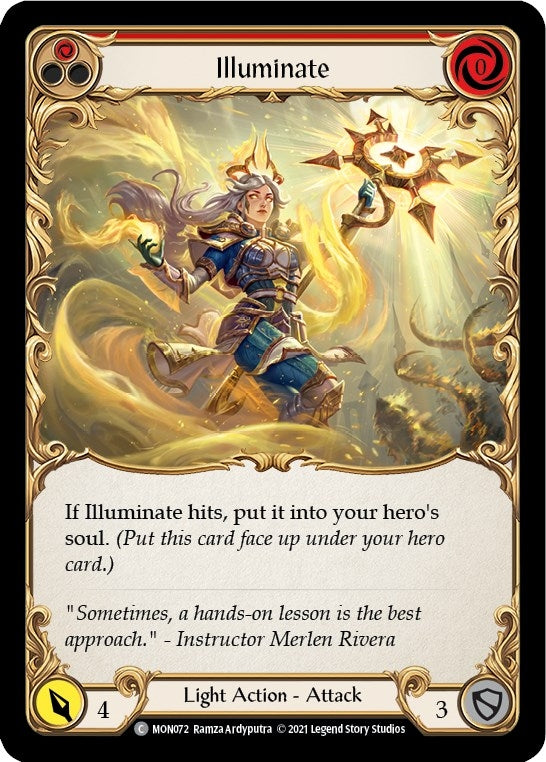 Image for Illuminate (Red) (Monarch) (MON072) - Flesh and Blood TCG