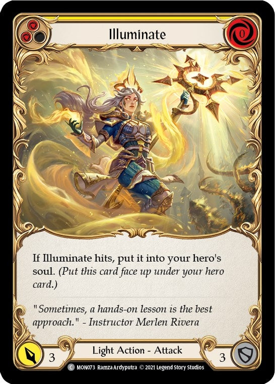 Image for Illuminate (Yellow) (Monarch) (MON073) - Flesh and Blood TCG