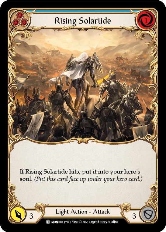 Image for Rising Solartide (Blue) (Monarch) (MON080) - Flesh and Blood TCG