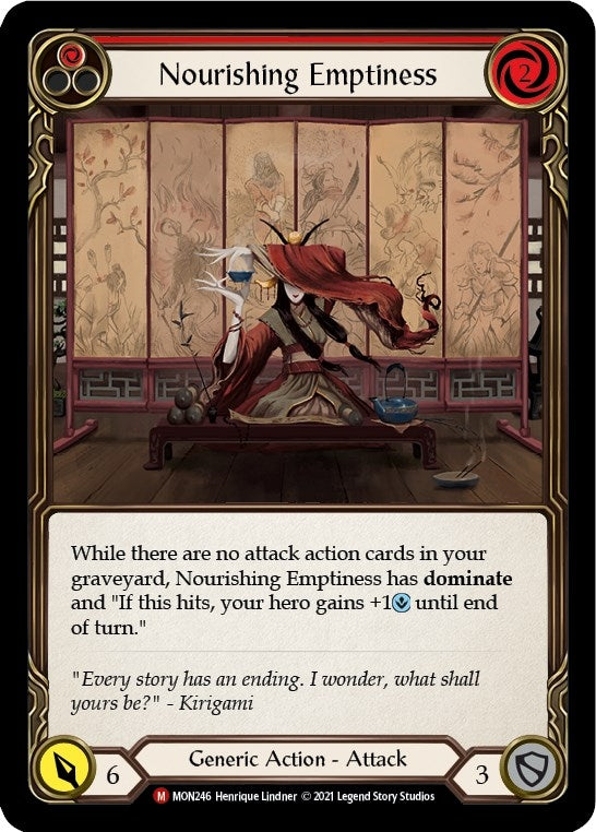 Image for Nourishing Emptiness (Monarch) (MON246) - Flesh and Blood TCG