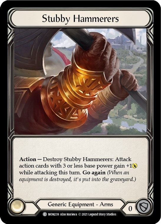Image for Stubby Hammerers (Monarch) (MON239) - Flesh and Blood TCG