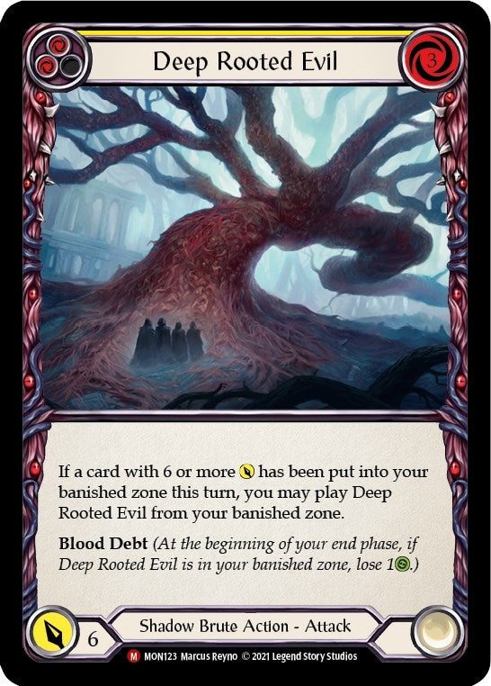 Image for Deep Rooted Evil (Monarch) (MON123) - Flesh and Blood TCG