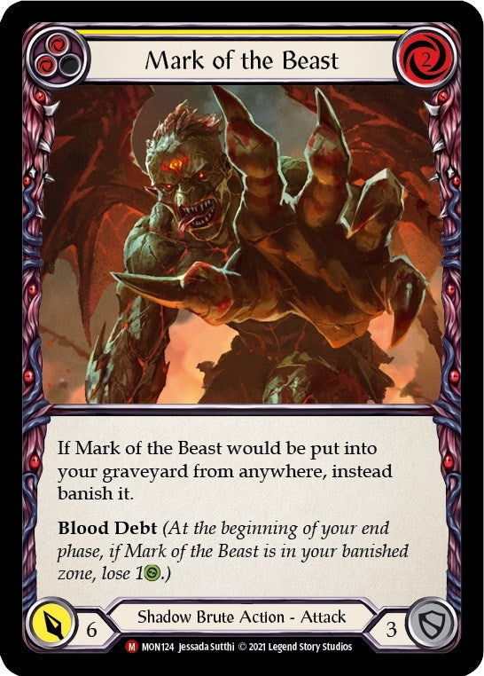 Image for Mark of the Beast (Monarch) (MON124) - Flesh and Blood TCG