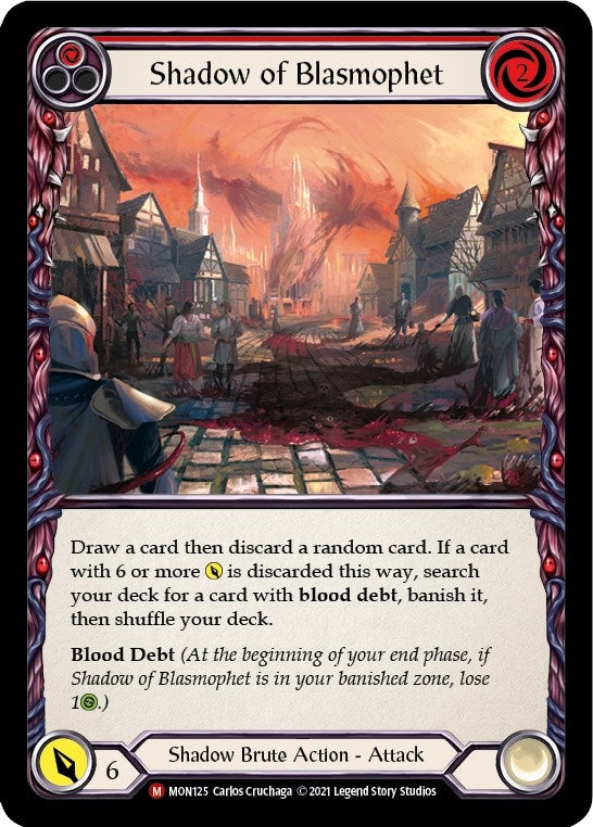 Image for Shadow of Blasmophet (Monarch) (MON125) - Flesh and Blood TCG