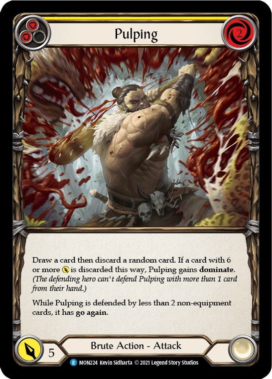 Image for Pulping (Yellow) (Monarch) (MON224) - Flesh and Blood TCG