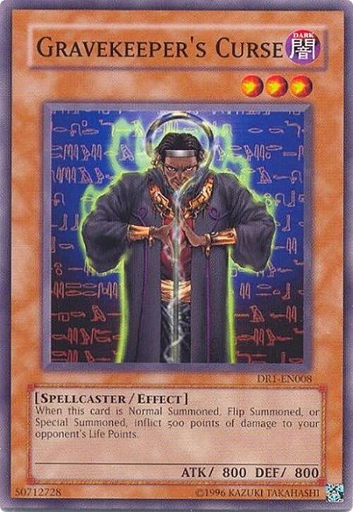 Image for Gravekeeper's Curse (Dark Revelation Volume 1) (DR1-EN008) - YuGiOh